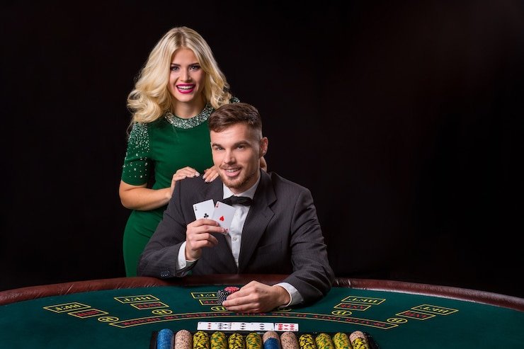 dewapoker slot live-dealer studio with multi-camera setup